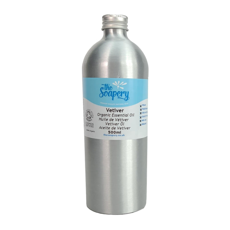 Vetiver Essential Oil Organic 500ml