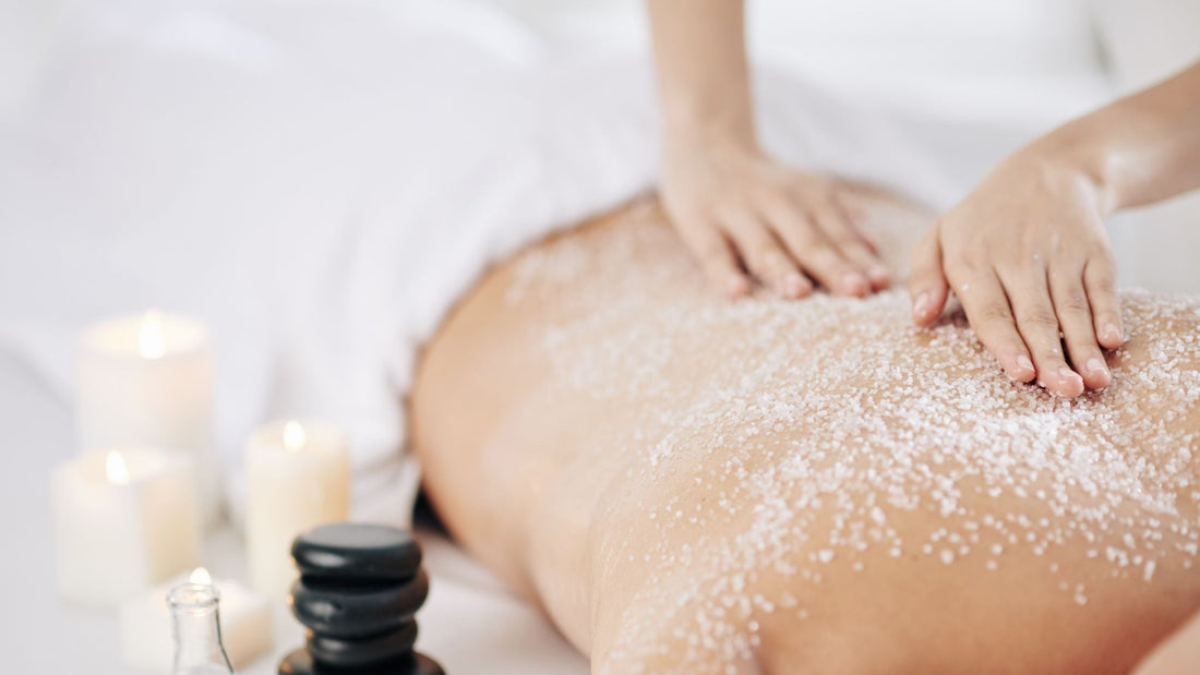 Homemade dead sea salt body scrub recipe